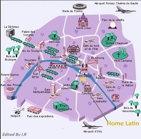 *** Hotel Home Latin Paris France
